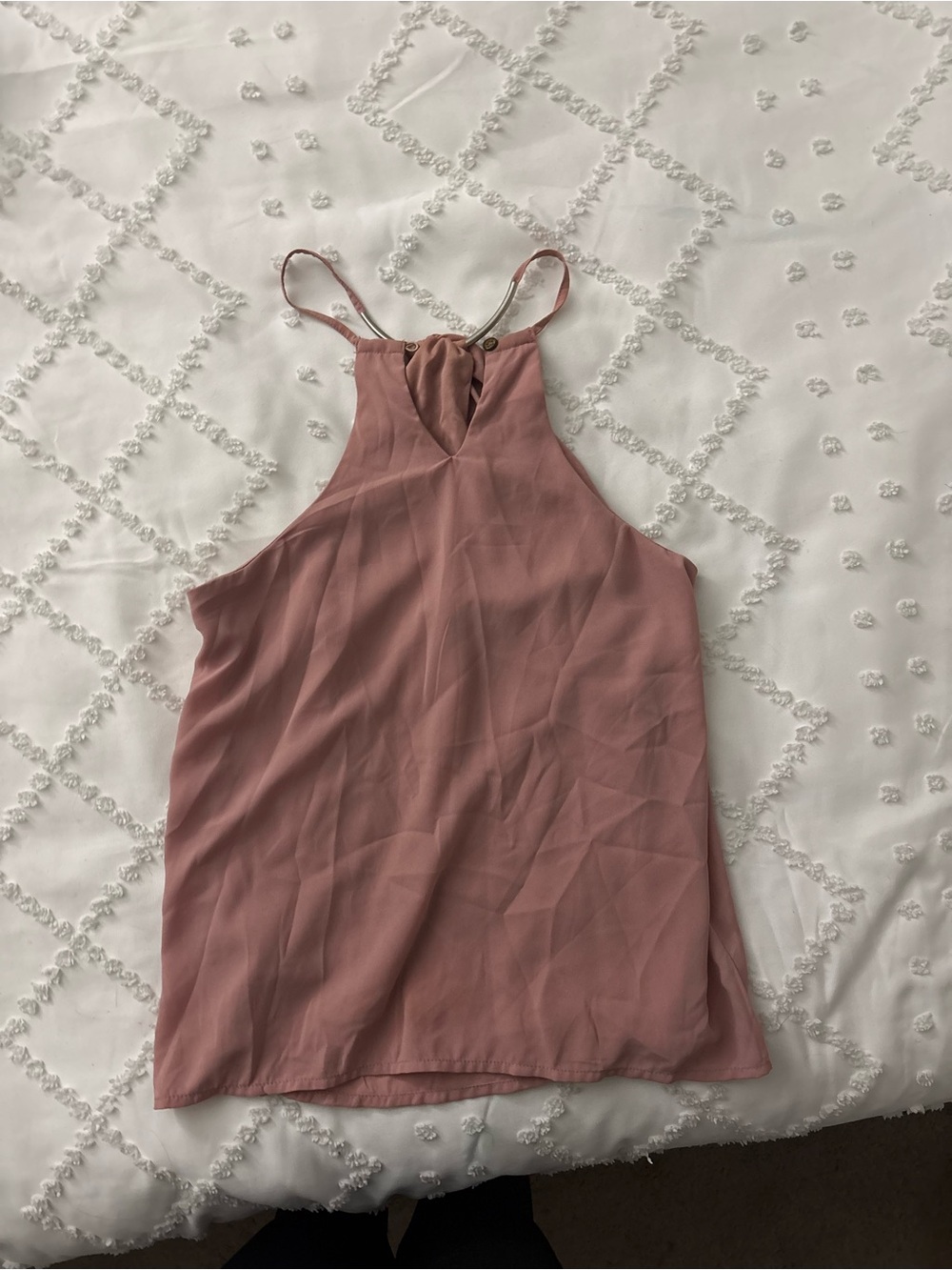 Charlotte Russe Rose Mauve Halter